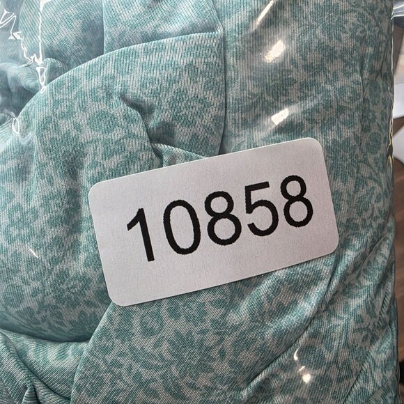 Mens Hickey Freeman Teal Floral Golf Polo Shirt Short Sleeve Polyester Stretch L - Picture 7 of 7